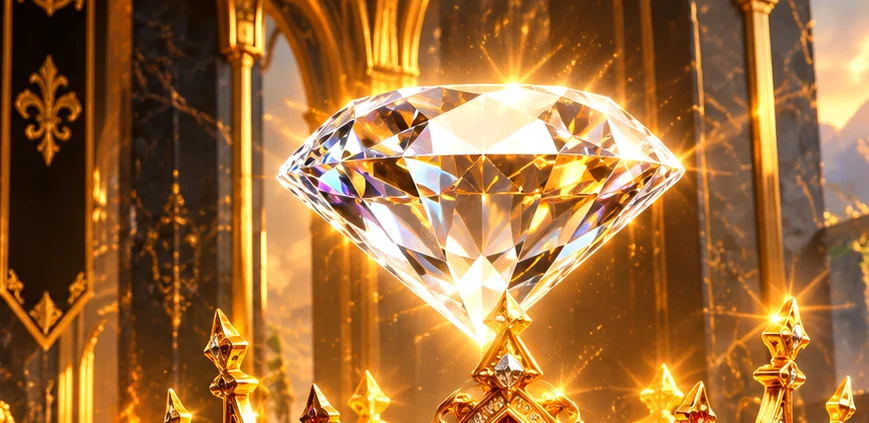 Royal architectural details, gold ornament and the light of the treasury